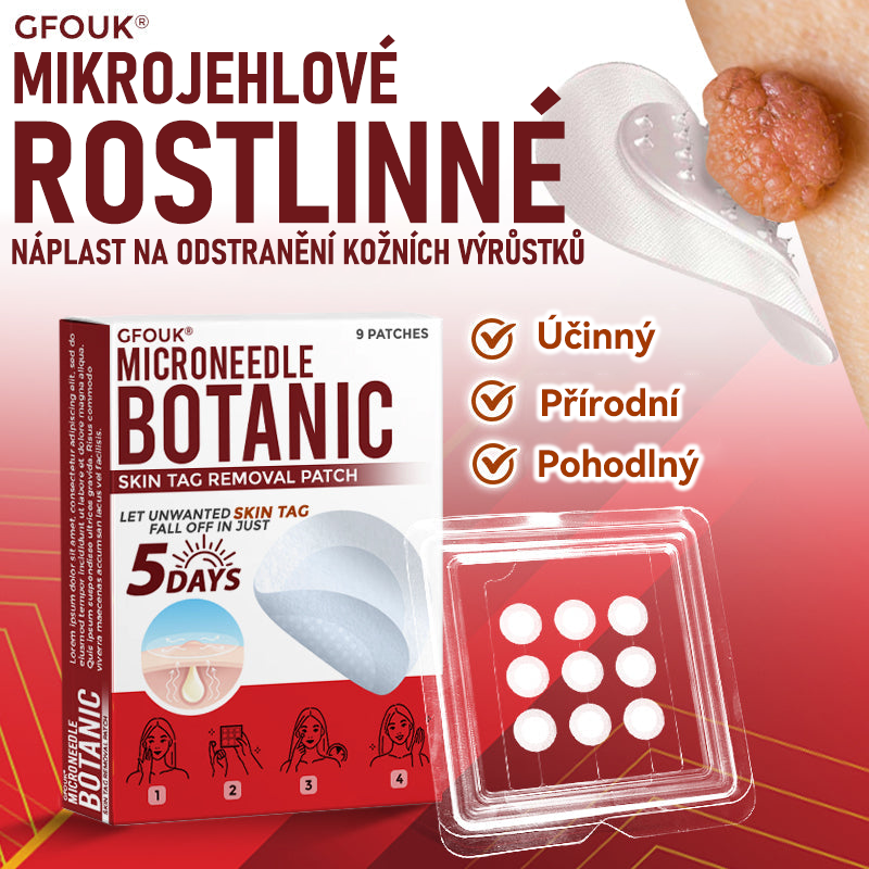 💖GFOUK® Mikrojehličková botanická náplast na odstranění bradavic